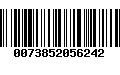 Código de Barras 0073852056242