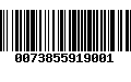 Código de Barras 0073855919001