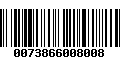 Código de Barras 0073866008008