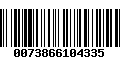 Código de Barras 0073866104335