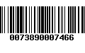 Código de Barras 0073890007466