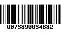 Código de Barras 0073890034882