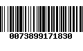 Código de Barras 0073899171830