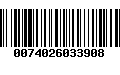 Código de Barras 0074026033908