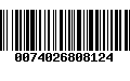 Código de Barras 0074026808124