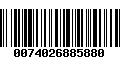 Código de Barras 0074026885880