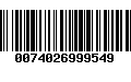 Código de Barras 0074026999549