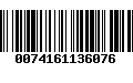 Código de Barras 0074161136076