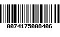 Código de Barras 0074175008406