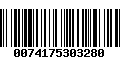 Código de Barras 0074175303280