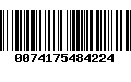 Código de Barras 0074175484224