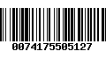 Código de Barras 0074175505127