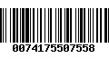 Código de Barras 0074175507558