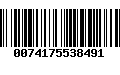 Código de Barras 0074175538491