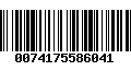 Código de Barras 0074175586041