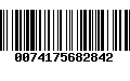 Código de Barras 0074175682842