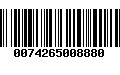 Código de Barras 0074265008880