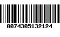 Código de Barras 0074305132124