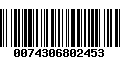 Código de Barras 0074306802453