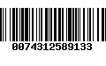 Código de Barras 0074312589133