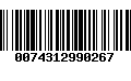 Código de Barras 0074312990267