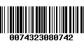 Código de Barras 0074323080742