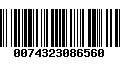 Código de Barras 0074323086560