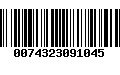 Código de Barras 0074323091045