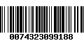 Código de Barras 0074323099188