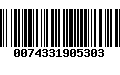 Código de Barras 0074331905303
