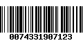 Código de Barras 0074331907123