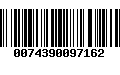 Código de Barras 0074390097162