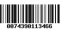 Código de Barras 0074390113466