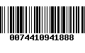 Código de Barras 0074410941888