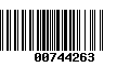 Código de Barras 00744263