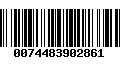 Código de Barras 0074483902861