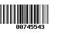 Código de Barras 00745543