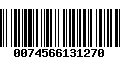 Código de Barras 0074566131270