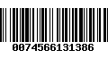 Código de Barras 0074566131386
