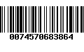 Código de Barras 0074570683864