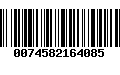 Código de Barras 0074582164085