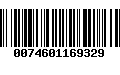 Código de Barras 0074601169329