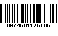 Código de Barras 0074601176006