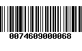 Código de Barras 0074609000068