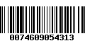 Código de Barras 0074609054313