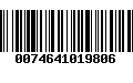 Código de Barras 0074641019806