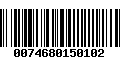 Código de Barras 0074680150102