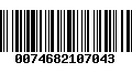 Código de Barras 0074682107043