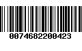 Código de Barras 0074682200423