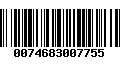 Código de Barras 0074683007755